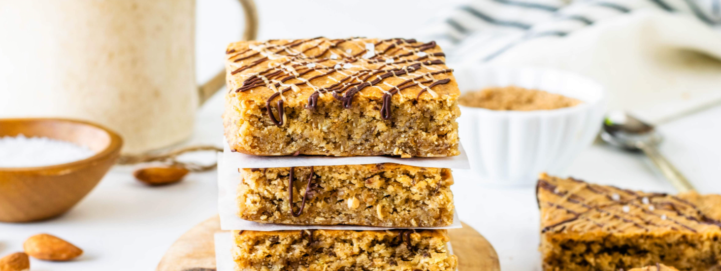 Vegan Almond Butter Oat Bars Florida Crystals